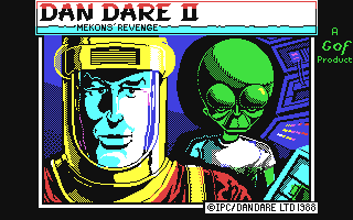 Dan Dare II Title Screen